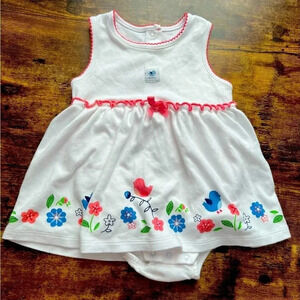 absorba | baby girls one piece dress. Size: 24M.